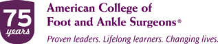 Logo Recognizing Ripepi Foot & Ankle Clinics, Inc.'s affiliation with ACFAS